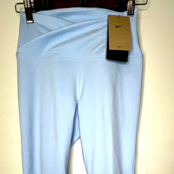 Nike Women's One High-Waisted 7/8 Leggings with Pockets MED Style HV2292-441 NWT - Picture 3 of 10
